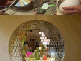 Boule disco faite maison