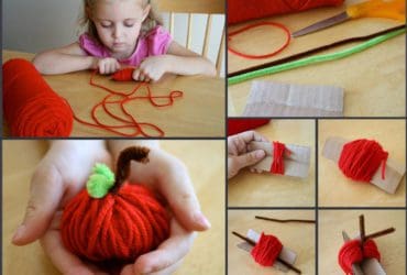 Pommes en fil de laine