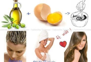 Recette de masque pour cheveux fait maison