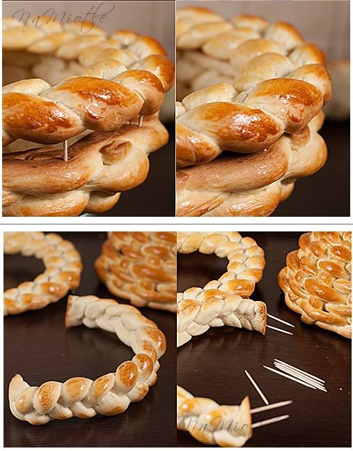 Panier pour Pâques en pâte