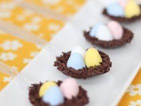 Nids en chocolat pour Pâques