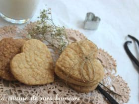 Biscuits sablés dentelle
