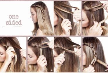 Tresse sur le côté