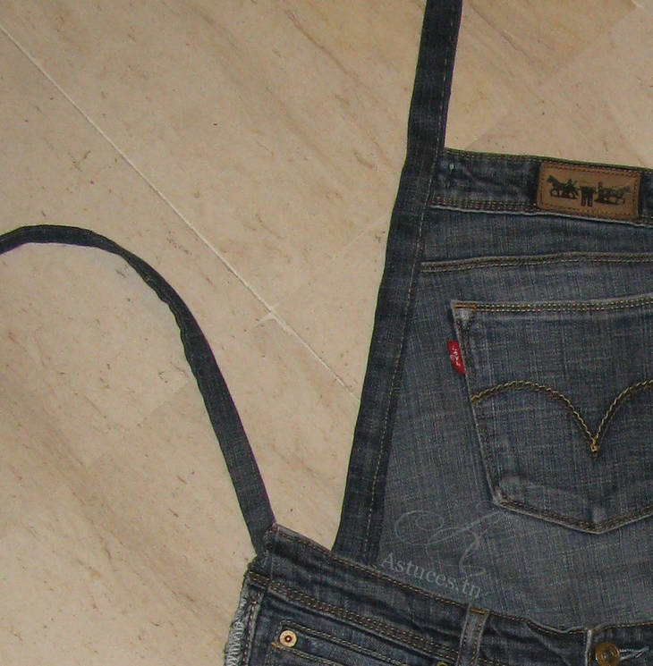 Transformer un vieux jeans en tablier de cuisine