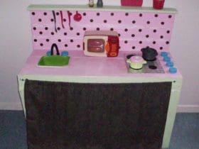 Cuisinette avec palettes