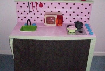 Cuisinette avec palettes