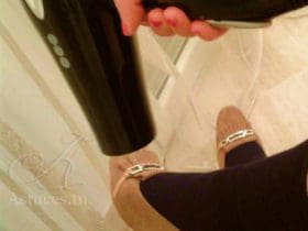 Élargir une paire de chaussures