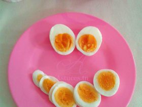 Jaune d’œuf bien au centre