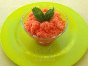 Sorbet léger à la pastèque