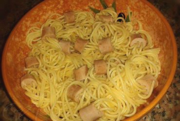 Spaghetti aux saucisses