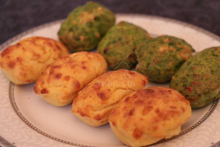 Madeleines salées aux légumes et fromage