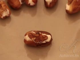 Dattes aux noix et beurre