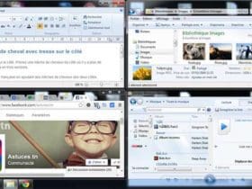 Afficher les fenêtres côte à côte sous Windows 7