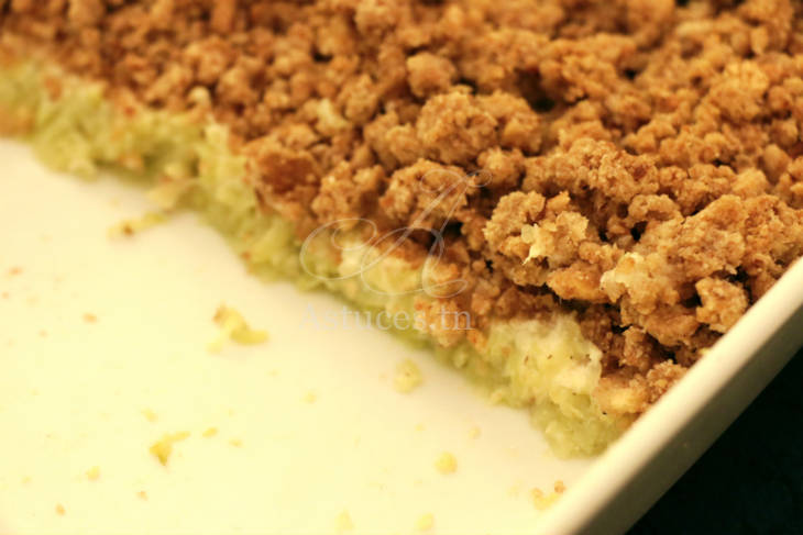 Gratin de courgettes façon Crumble