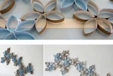 Créez une Décoration Murale Originale en Réutilisant des Rouleaux de Papier