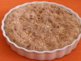 Gâteau aux amandes et eau de fleur d'oranger