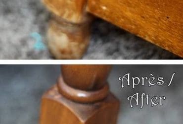 Réparer les égratignures sur un meuble en bois