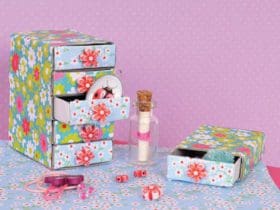 Mini commode en boites d'allumettes