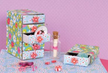Mini commode en boites d'allumettes