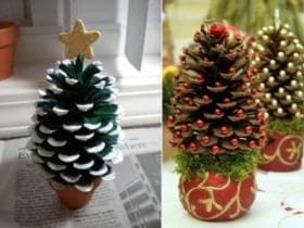 Fabriquez un Mini Arbre de Noël avec une Pomme de Pin !