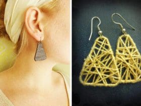 Des boucles d’oreilles trombones