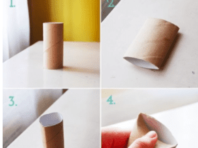 Emballage cadeau en rouleau de papier toilette