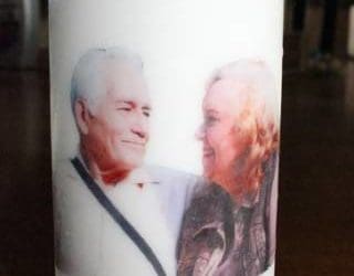 Transférer une image sur une bougie