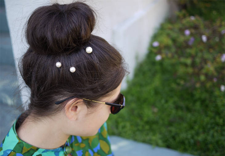 Epingles à cheveux avec perles