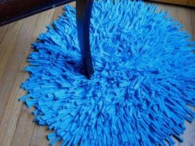 Tapis Boucherouite en chutes de tissus