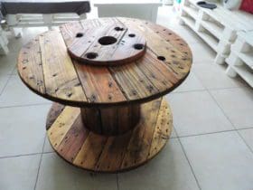 Table basse bar en touret