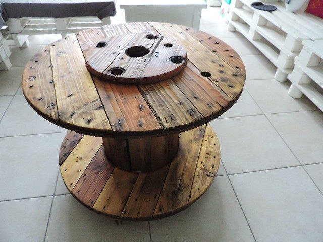 Table basse bar en touret