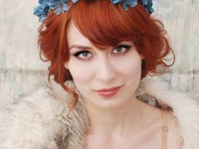 Couronne de fleurs pour cheveux