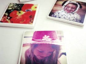 Dessous de verre personnalisés avec vos photos