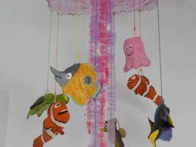 Mobile pour bébé fait main