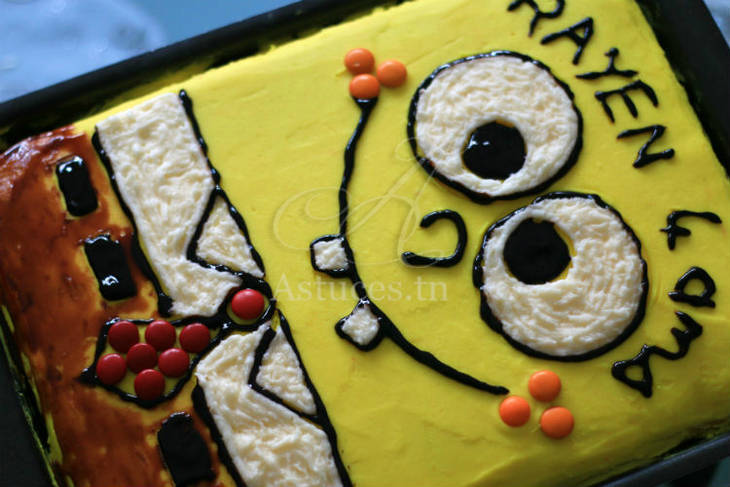 Gâteau Bob l'éponge