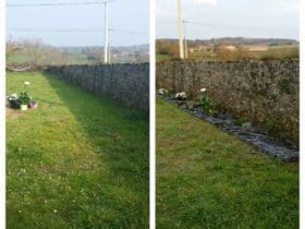 Récupérer des ardoises pour une allée de plantes et de fleurs