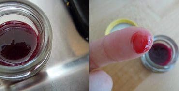 Brillant à lèvres à la poudre de betterave