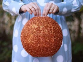 Lanterne avec des paillettes