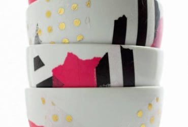 Créez des Bols en Porcelaine Uniques avec du Papier de Soie !