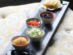 Plateau de présentation ardoise