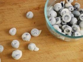 Myrtilles glacées au yaourt