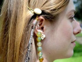 Epingle à cheveux bohème hippie chic