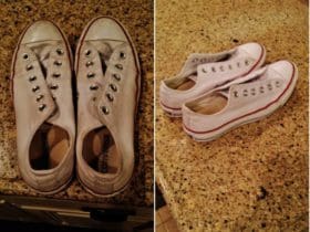 Remettre à neuf une paire de baskets blanches