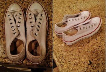 Remettre à neuf une paire de baskets blanches