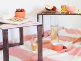 Mini table pliante pour pique-nique