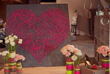 Tableau décoratif en fils tendus