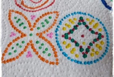 Exercice de motricité graphique pour les enfants en maternelle