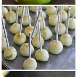 Mini-pommes d'amour au caramel