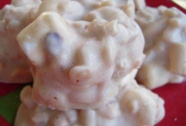 Bouchées croustillantes au chocolat blanc