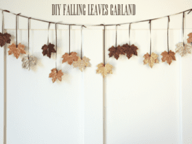 Guirlande de feuilles d'automne